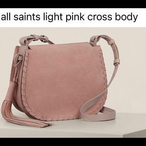 ALLSAINTS
Mori Leather Crossbody Bag In Nude Pink